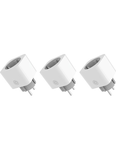 Set 3 enchufes wifi eg-ew009mc 16a 3680w de energeeks