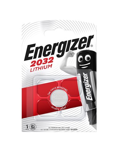 Pila boton litio cr2032 3v bl5 de energizer caja de 20 unidades