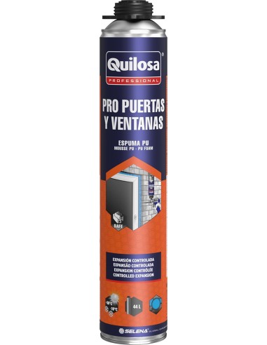 Espuma pu pro ventanas y puertas para pistola 44791-750ml de