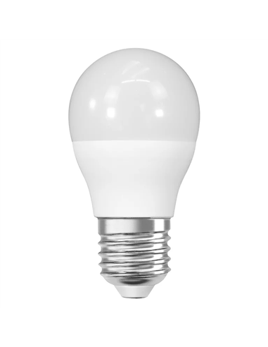 Bombilla led esférica 7,5w e27 806lm 2700k de osram caja de 6 unidades