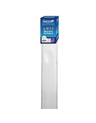 Regleta estanca led 60w 5800lm 6000k de garza