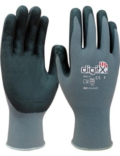 Guante Juba Nylon/nitrilo Foam H5115 Rojo T-9